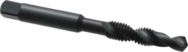 Dormer Pramet 5978362 Combination Drill Tap 3/8-16, 2B, 2 Flutes, High Speed Steel