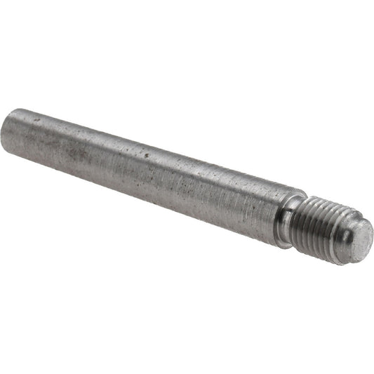 Value Collection MSC67704643X Size 7, 0.407" Large End Diam, Uncoated Steel 3/8-24 Threaded Taper Pin