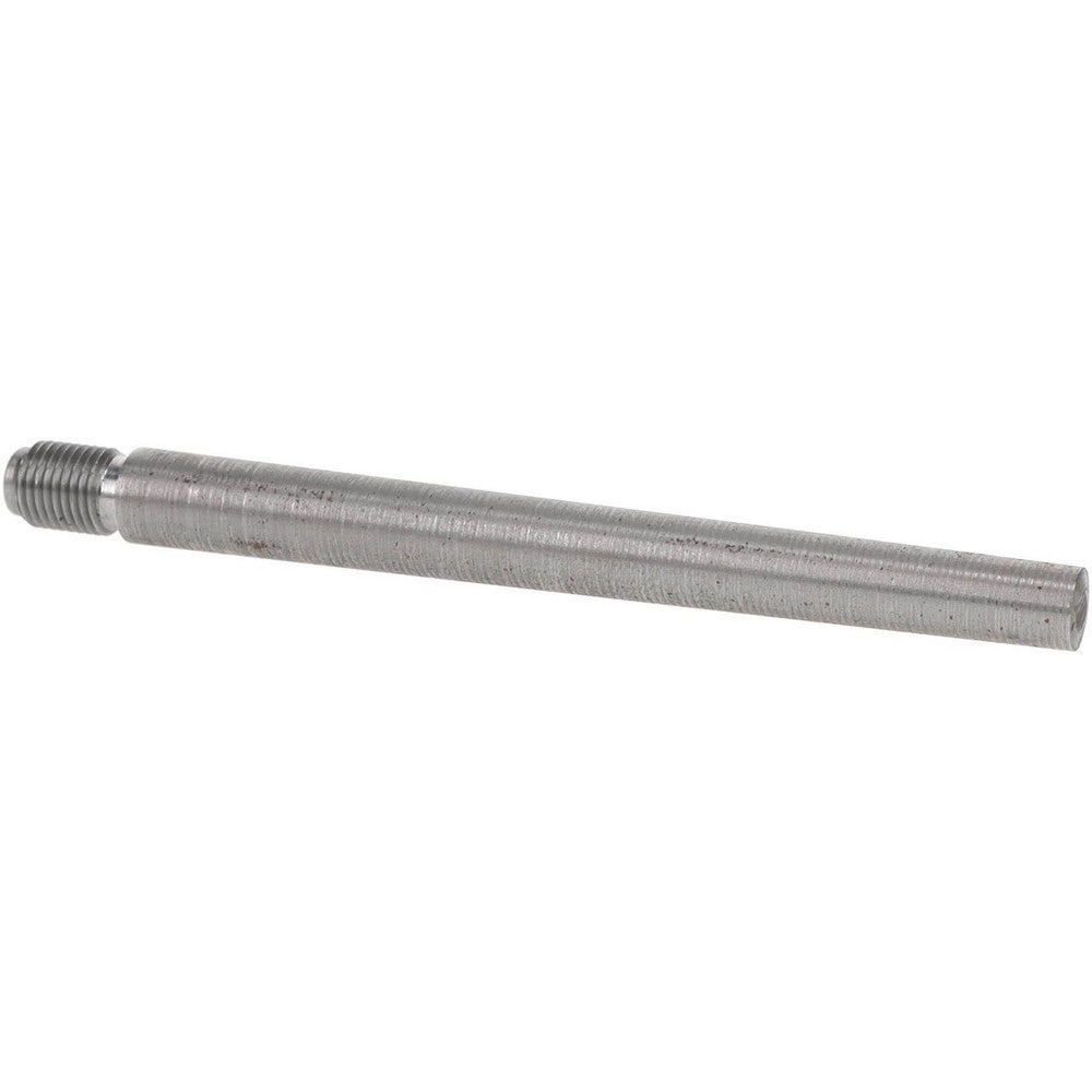 Value Collection MSC67704767X Size 7, 0.407" Large End Diam, Uncoated Steel 3/8-24 Threaded Taper Pin