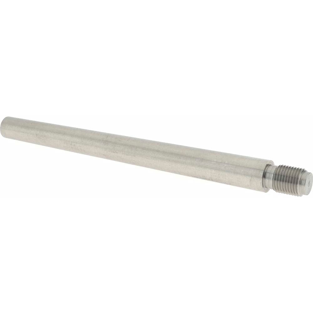 Value Collection MSC67707166X Size 9, 0.589" Large End Diam, Passivated Stainless Steel 1/2-20 Threaded Taper Pin