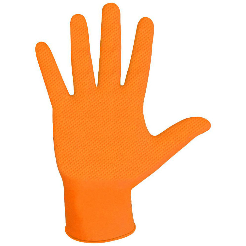 ironCLAD M02052 Disposable/Single Use Gloves Primary Material Nitrile  Thickness (mil) 6.0  Grip Surface Textured (Full)  Grade Chemical-Resistant General Purpose  Cuff Type Regular  Length (Inch) 6.5