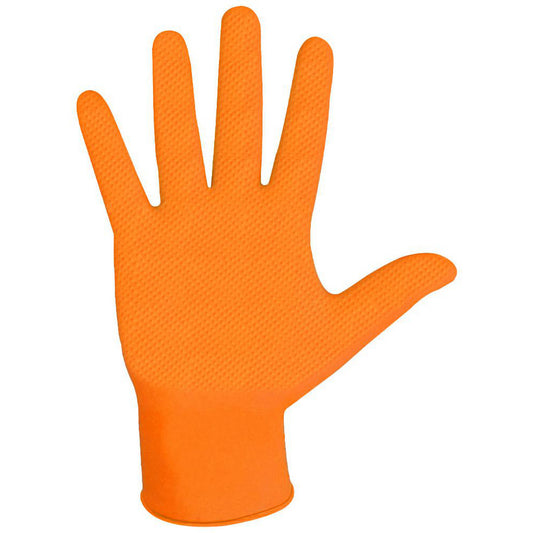 ironCLAD M02052 Disposable/Single Use Gloves Primary Material Nitrile  Thickness (mil) 6.0  Grip Surface Textured (Full)  Grade Chemical-Resistant General Purpose  Cuff Type Regular  Length (Inch) 6.5