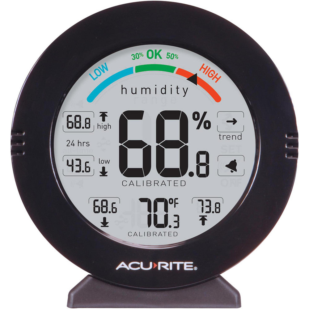 Acu-Rite 01080M Surface Thermometers Thermometer Type Digital Thermometer  Minimum Temperature 32  Maximum Temperature 122F 50C  Temperature Accuracy +/- 1 F  Graduation 0.1000  Housing Material Plastic