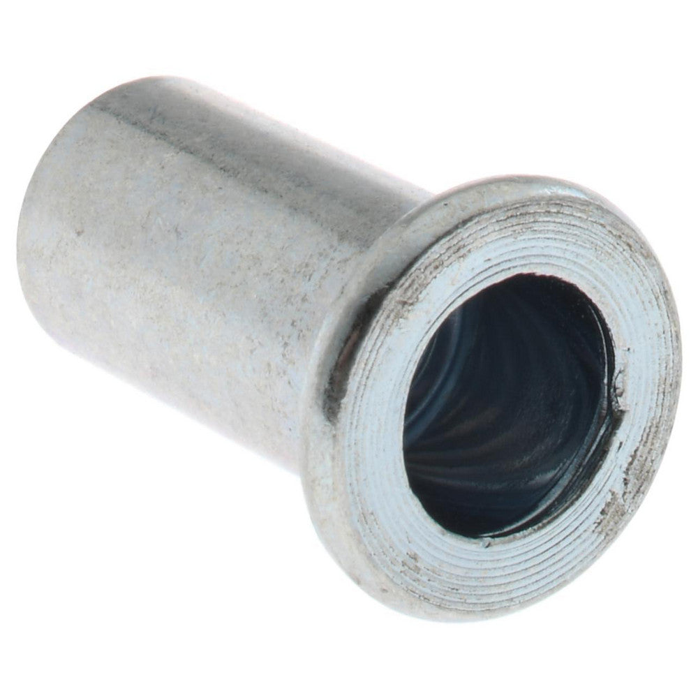Value Collection M47150 1/4-20, 0.02 to 0.08" Grip, Steel Standard Rivet Nut