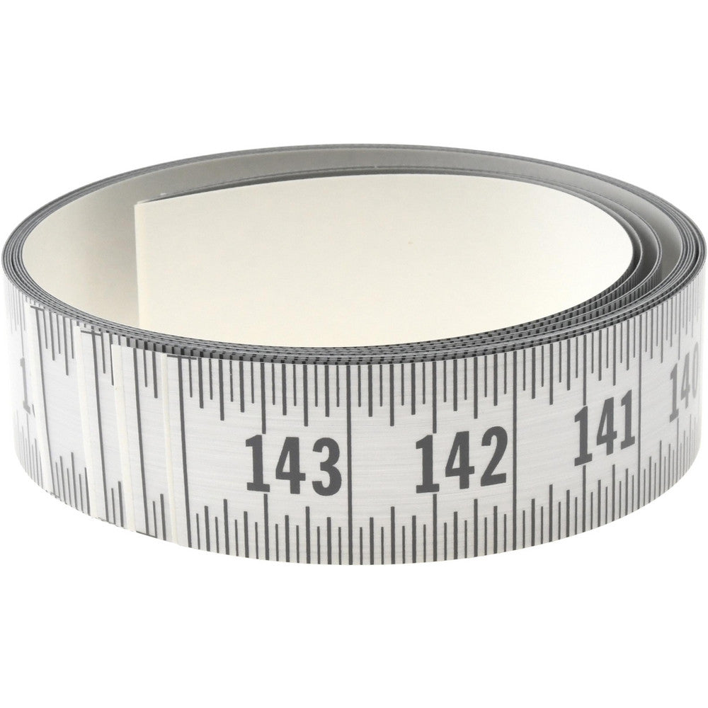 Oregon Rule Company ER-S144R-TC 12 Ft. Long x 1-1/4 Inch Wide, 1/16 Inch Graduation, Silver, Mylar Adhesive Tape Measure