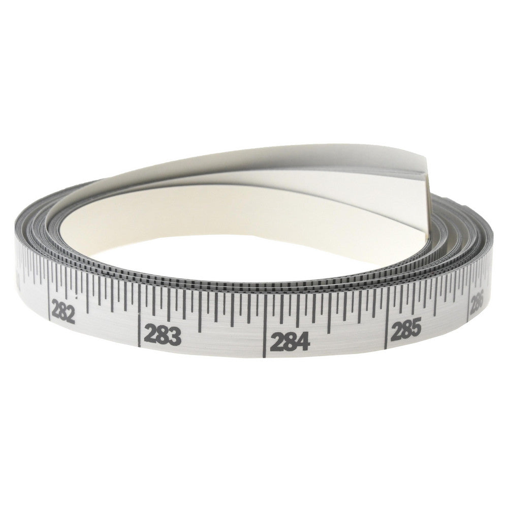 OREGON RULE COMPANY FN-S288L-TC 24 Ft. Long x 1/2 Inch Wide, 1/16 Inch Graduation, Silver, Mylar Adhesive Tape Measure