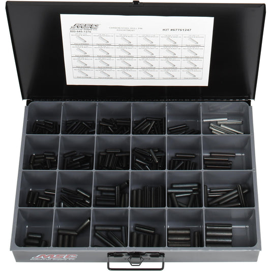 Value Collection 67761247 320 Piece, 1/4 to 1/2" Pin Diam, Spring Pin Assortment