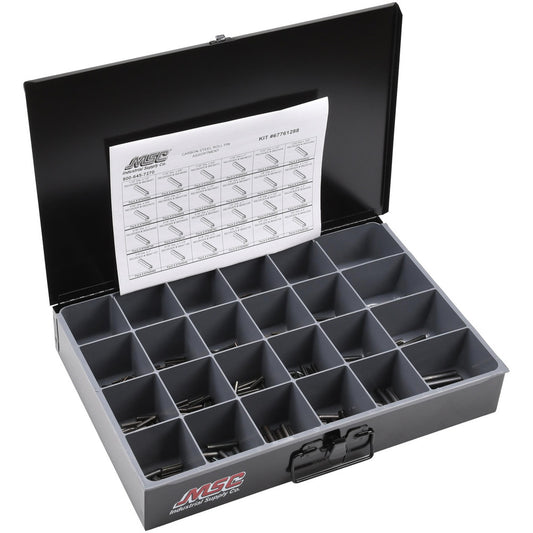 Value Collection 67761288 755 Piece, 1/16 to 3/8" Pin Diam, Spring Pin Assortment