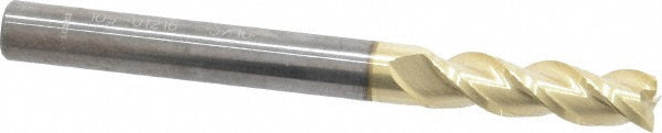 ProMax 109-01216 Square End Mill 3/16" Dia, 5/8" LOC, 3 Flute, Solid Carbide