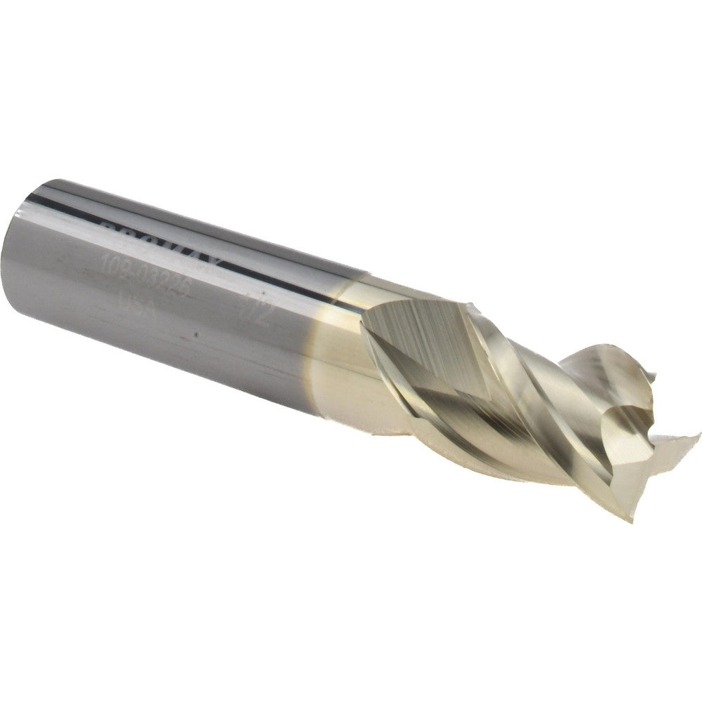 ProMax 109-03226 Square End Mill 1/2" Dia, 5/8" LOC, 3 Flute, Solid Carbide