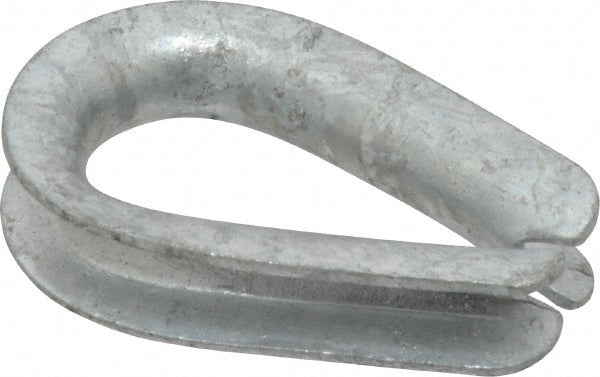 Campbell 6260201 Wire Rope Thimble Clip 1/4" Rope Dia, Steel
