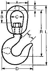 Campbell 3991405 Campbell Latch Kit for No. 7 Hook