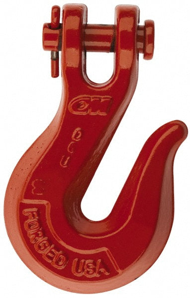 CM M805A 5/16" Chain Dia, Grade 80 Clevis Hook