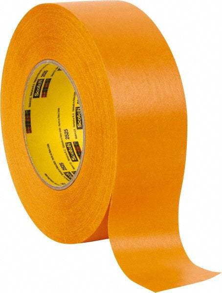 3M 7000088508 Masking Tape 2" Wide, 60 yd Long, 9.5 mil Thick, Orange