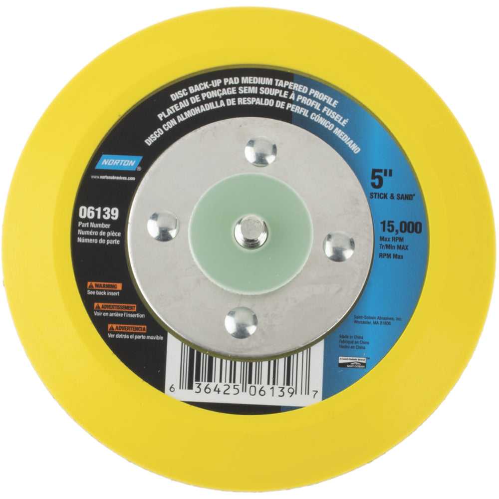 Norton 63642506139 Disc Backing Pad Adhesive & PSA