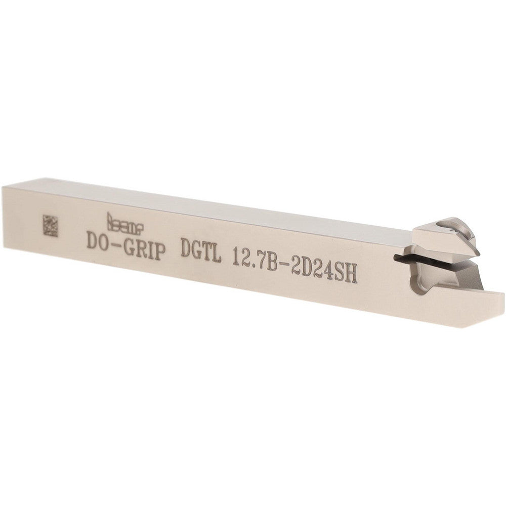 Iscar 2301532 Indexable Grooving-Cutoff Toolholder DGTL 12.7B 2D24SH, 0.075 to 0.098" Groove Width, 0.95 mm Max Depth of Cut, Left Hand