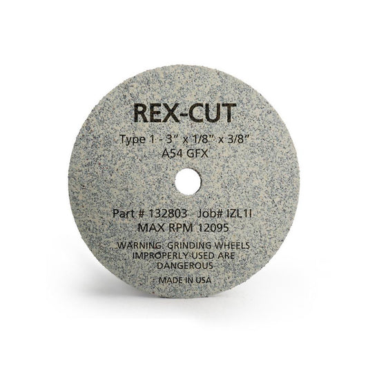 Rex Cut Abrasives 124005 Deburring Disc 2" Dia, 1/4" Hole, Fine Grade, Aluminum Oxide