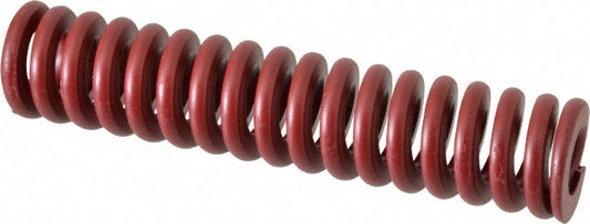 Associated Spring Raymond 205-624 Die Spring 32 mm Hole Dia, 16 mm Rod Dia, 152 mm Free Length, Red