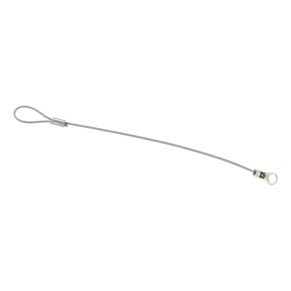 Value Collection P20020 6" Long, Steel Cable Loop & Eye End, Quick Release Pin Lanyard