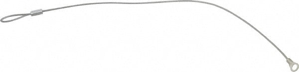 Value Collection P20023 12" Long, Steel Cable Loop & Eye End, Quick Release Pin Lanyard