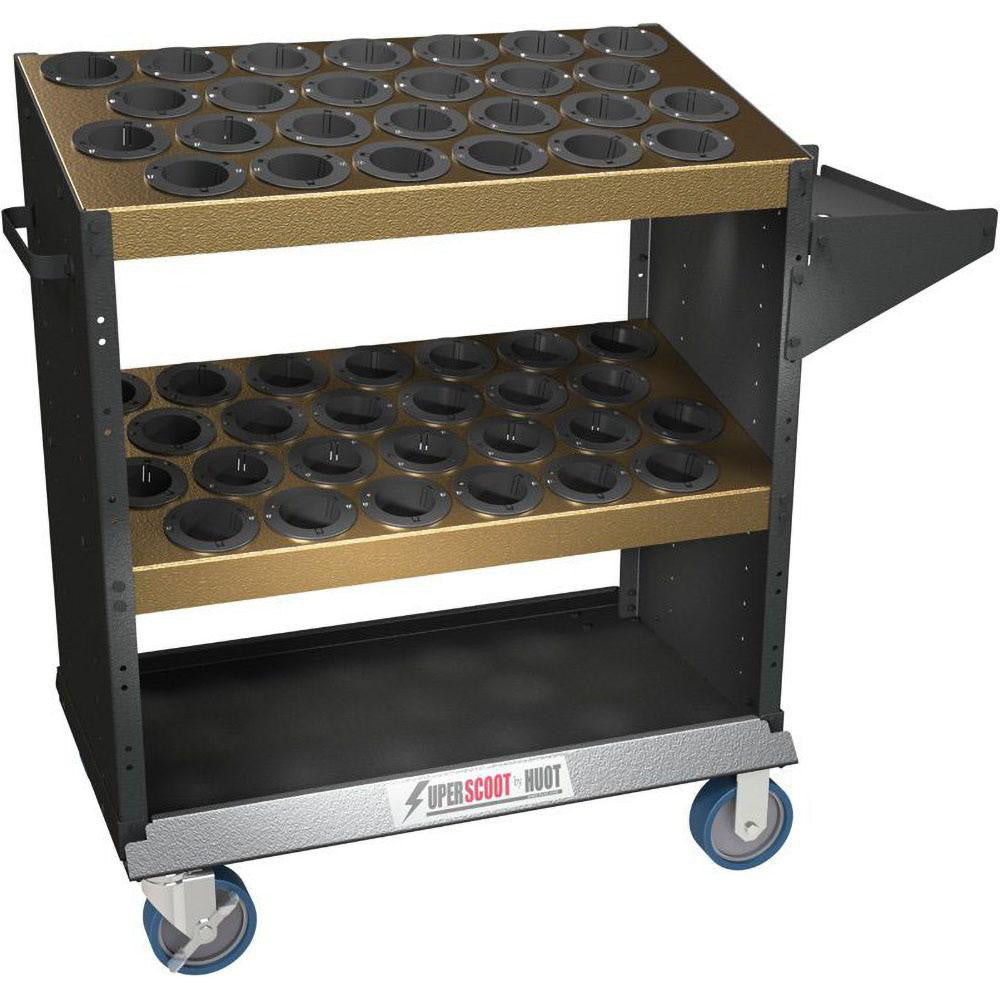 Huot 23940 90 Tool Capacity, 40 Taper Size SuperScoot CNC Tool Cart