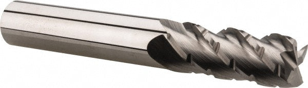 Accupro 67940288 Roughing & Finishing End Mill 3/8" Dia, 4 Flutes, Square End, Chipbreaker, Solid Carbide