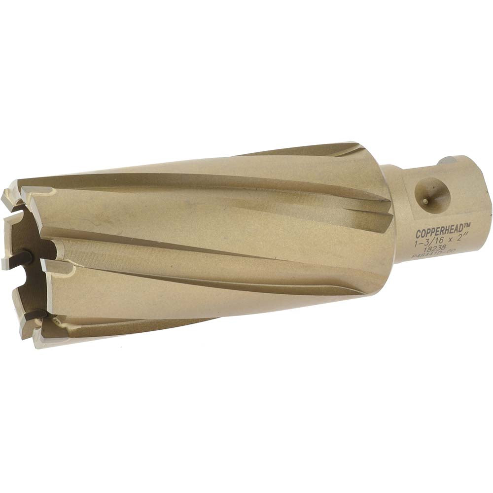 Hougen 18238 Annular Cutter 1-3/16" Dia, 2" Depth of Cut, Carbide Tipped