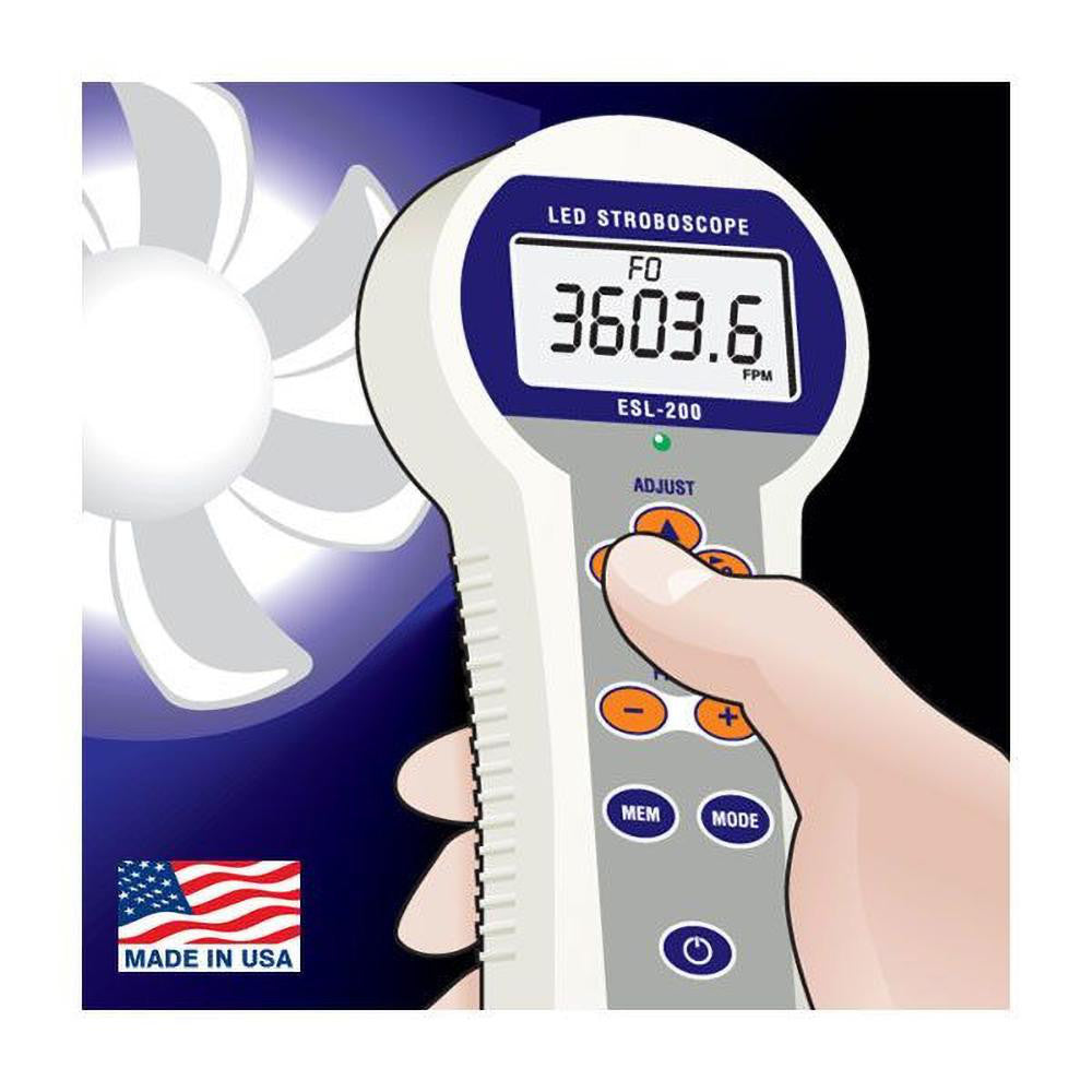 Imada ESL-200 7.5787 Inch Long x 1.9882 Inch Wide, Stroboscope