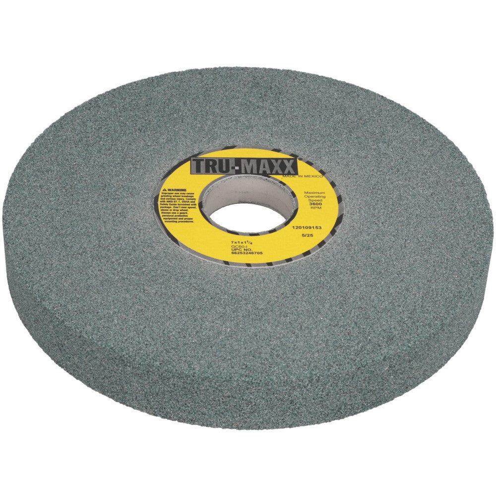 Tru-Maxx 66253246705 Surface Grinding Wheel 7" Dia, 1" Thick, 1-1/4" Arbor, 60 Grit