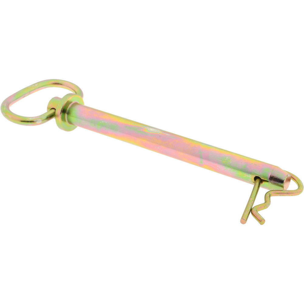 Value Collection P20063 5/8" Pin Diam, 6-1/2" Long, Zinc Plated Steel Pull Ring Hitch Pin
