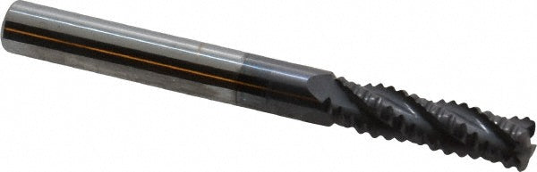 ProMax 100-01614 Corner Radius End Mill 1/4" Dia, 3/4" LOC, 0.04 to 0.05" Radius, 4 Flutes, Solid Carbide