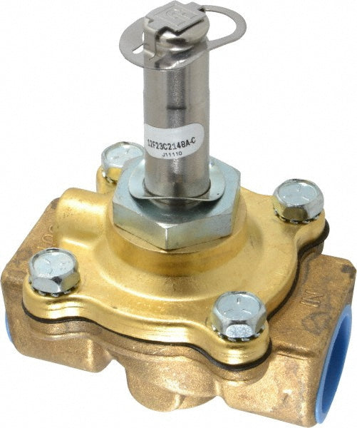 Parker 12F23C2148ACF Solenoid Valve 2-Way, 3/4" Port, NPT