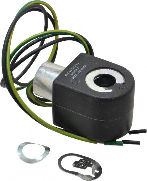 Parker 3F4C75 12 Volt, 18 Coil Lead Length, Class F, Solenoid Coil