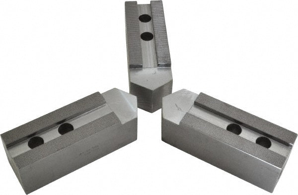 H & R Manufacturing HR-155-2.5-OP Soft Lathe Chuck Jaw Serrated
