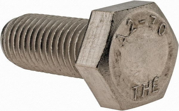Value Collection HC3X14035-025BX Hex Head Cap Screw M14 x 2.00 x 35 mm, Grade 18-8 & Austenitic Grade A2 Stainless Steel