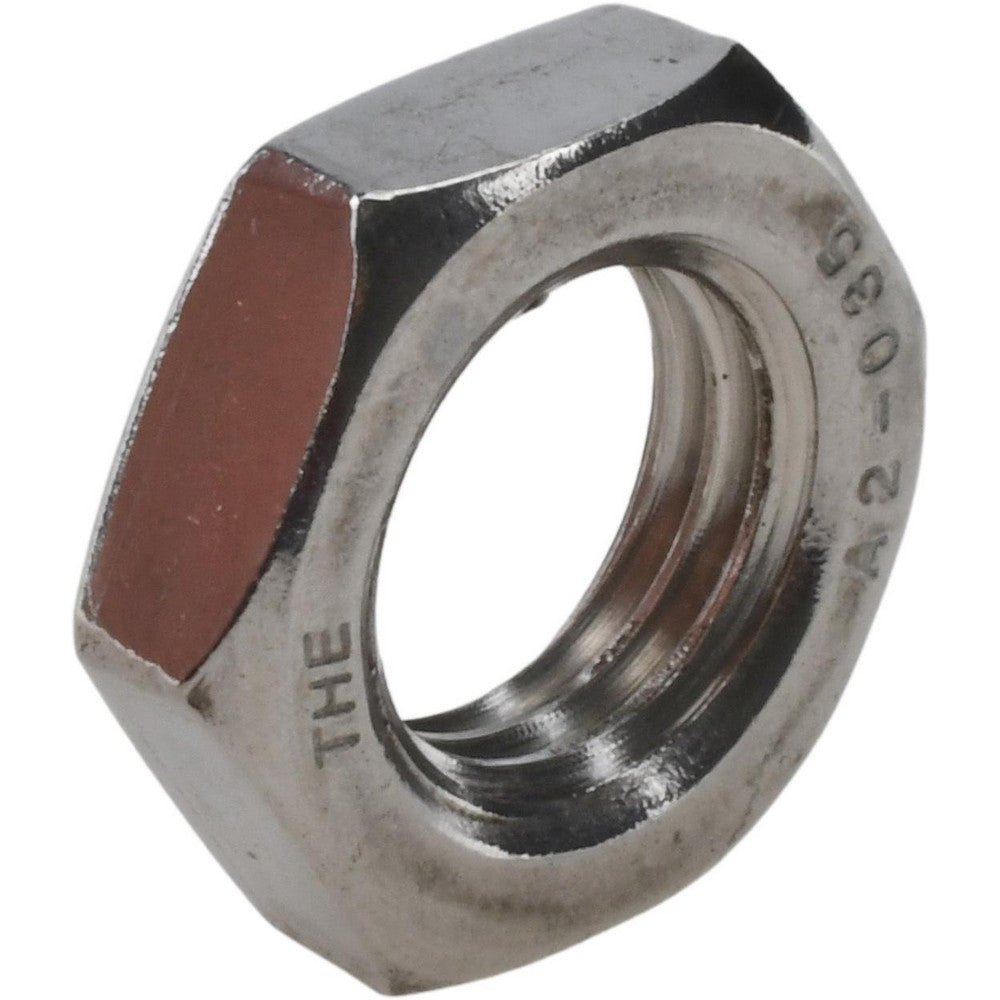 Value Collection JN9X01600-050BX Jam Nut M16x2, Grade 18-8 Stainless Steel, Bright/Uncoated Finish
