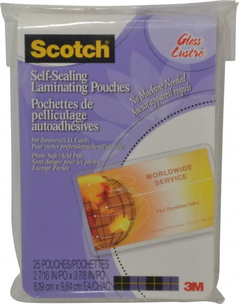 Scotch 7000122971 Business Card and ID Protector Plastic Pouch
