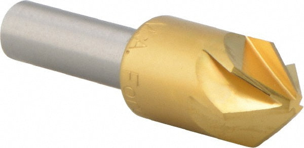 M.A. Ford 79T062502 Countersink 5/8" Head Dia, 82.00 deg Included Angle, 6 Flute, High-Speed Steel, Right Hand Cut