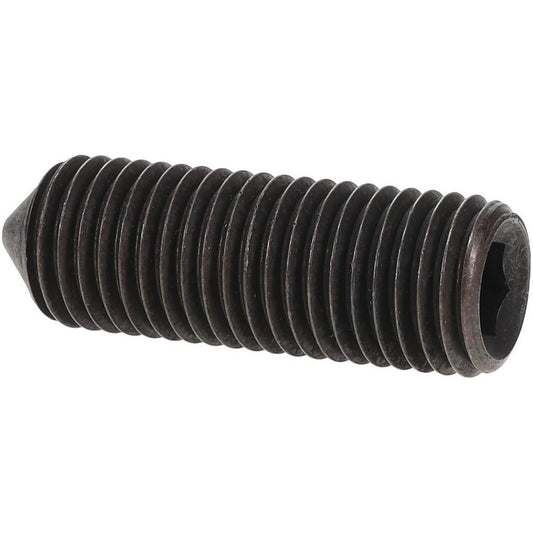 Value Collection VT1401PS Set Screw M20x2.5, 60.00 mm Overall Length, Cone Point, Alloy Steel, Grade 14.9 (45H)