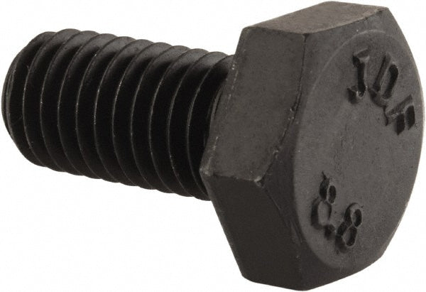Value Collection 643064PR Hex Head Cap Screw M10x1.5, 20.00 mm Length Under Head, Grade 8.8 Steel, Bright/Uncoated Finish