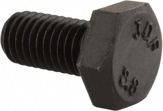 Value Collection 643064PR Hex Head Cap Screw M10x1.5, 20.00 mm Length Under Head, Grade 8.8 Steel, Bright/Uncoated Finish