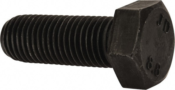 Value Collection 643230PR Hex Head Cap Screw M20x2.5, 55.00 mm Length Under Head, Grade 8.8 Steel, Bright/Uncoated Finish
