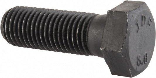 Value Collection 644232PR Hex Head Cap Screw M20x2.5, 60.00 mm Length Under Head, Grade 8.8 Steel, Bright/Uncoated Finish