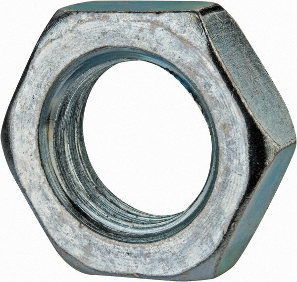 Value Collection 526062PS Jam Nut M24x3, Grade 2H Steel, Zinc Finish