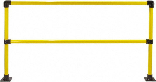 Hollaender 50241 8' Long x 42" High, Steel & Aluminum Straight Railing