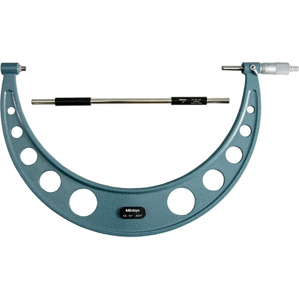 Mitutoyo 103-190 Mechanical Outside Micrometer 14" Range, 0.001" Graduation