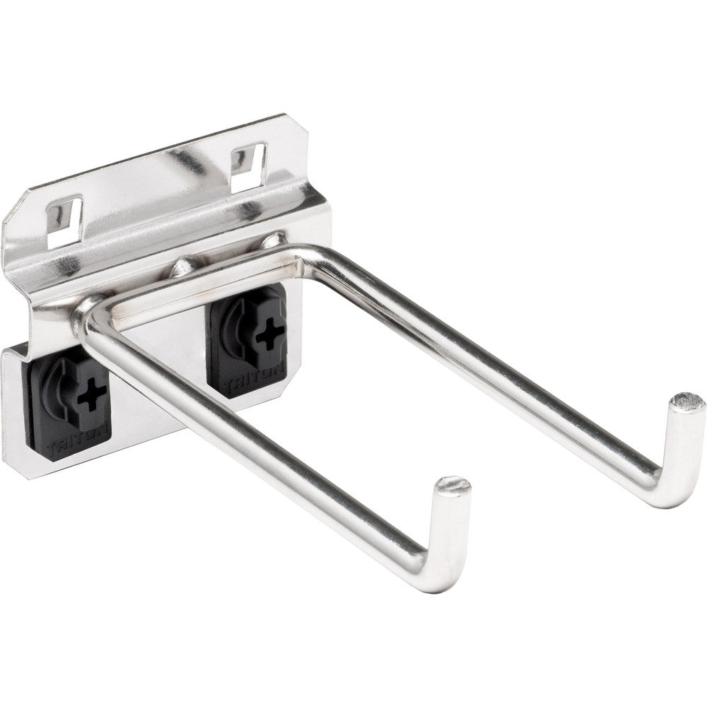 Triton Products 62419 1/4" Dia, Double Rod 90&deg End Bend Pegboard Hook