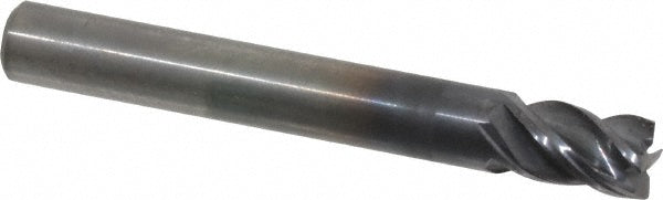 Kennametal 4047713 Square End Mill 1/4'' Dia, 3/8'' LOC, 1/4'' Shank Dia, 2'' OAL, 4 Flutes, Solid Carbide