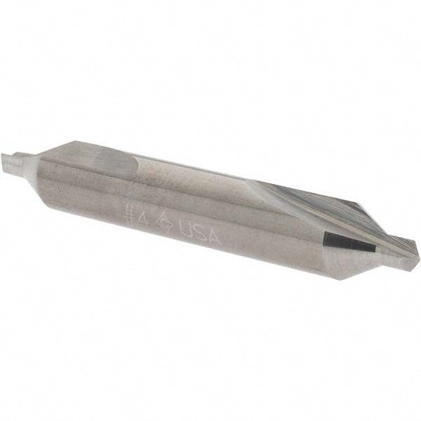 Cleveland C52775 Combination Drill & Countersink #4, 7.95 mm Body Dia, Solid Carbide