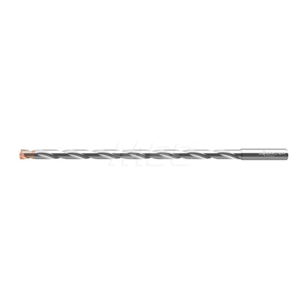 Walter-Titex 6597626 Extra Length Drill Bit 1/4" Dia, 140 &deg Point, Solid Carbide